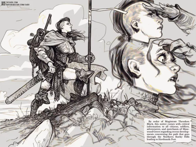 A note from Magistrate Theodore Black to the people of Mosswood Grove on the topic of migrating Giants 1/18