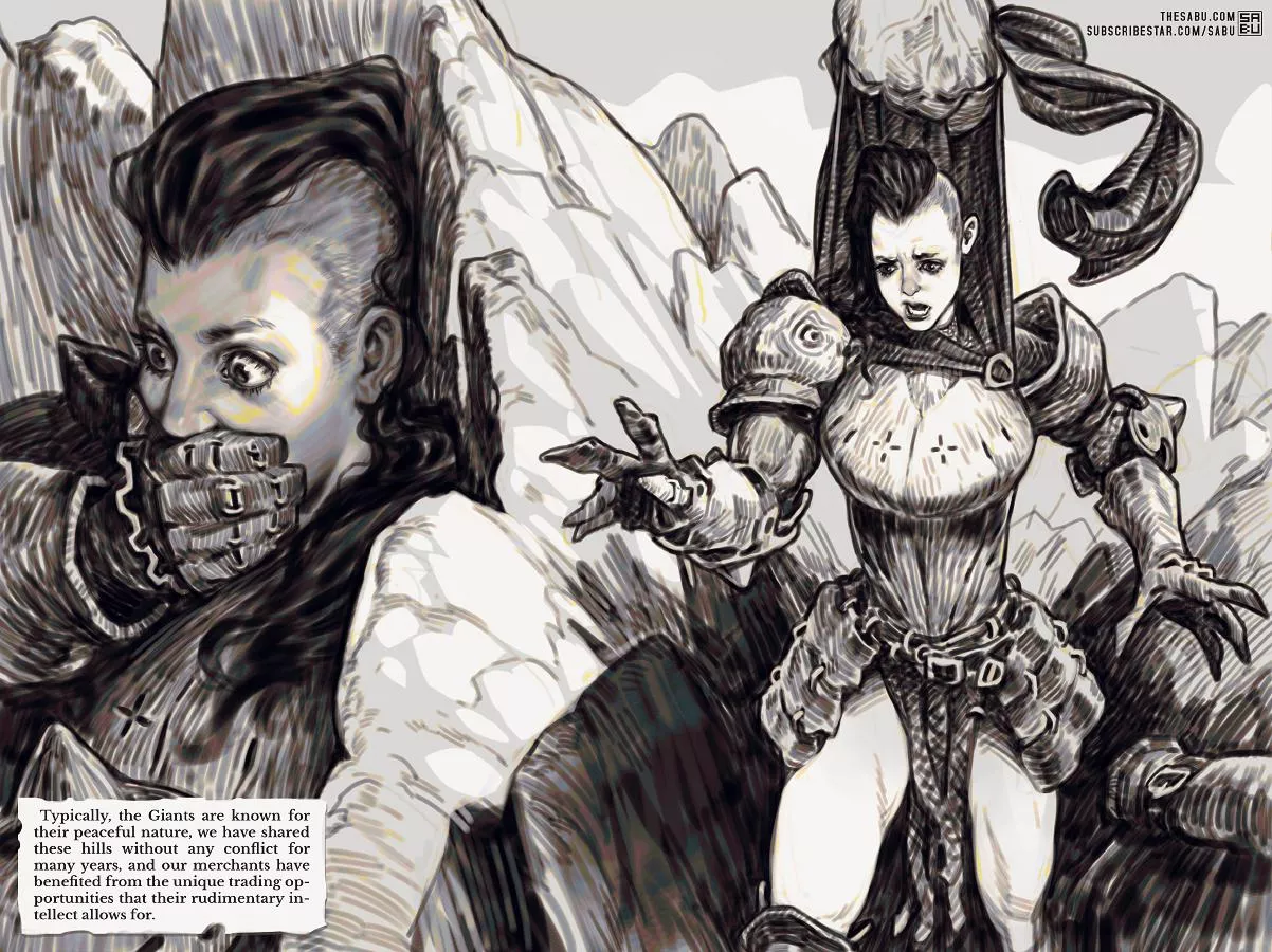 A note from Magistrate Theodore Black to the people of Mosswood Grove on the topic of migrating Giants 3/18