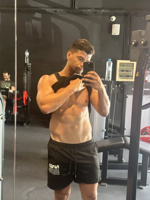 A photo after training
