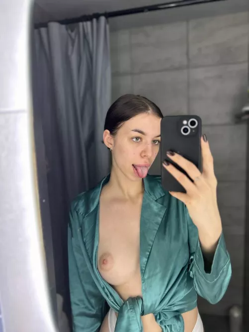 Are my nipples sticking out enough, boys