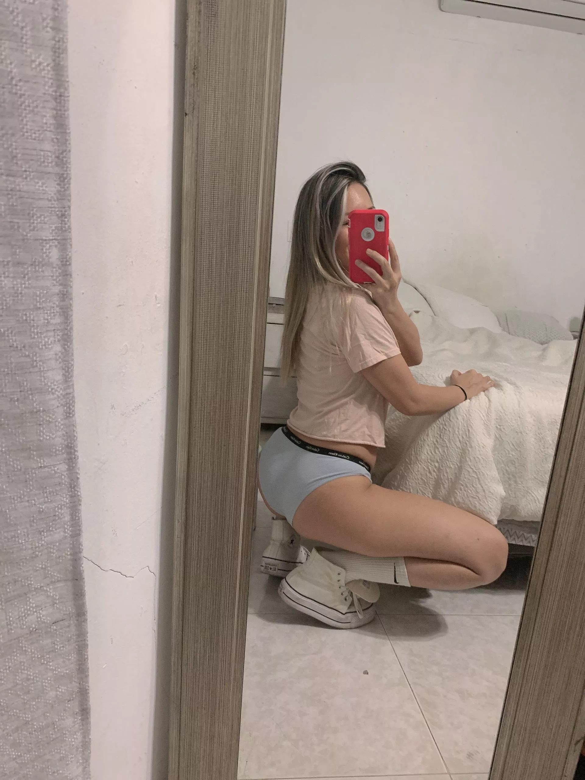 Asian girl in chucks 