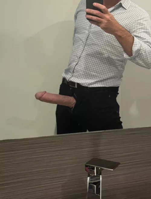 Bathroom breaks at work. 