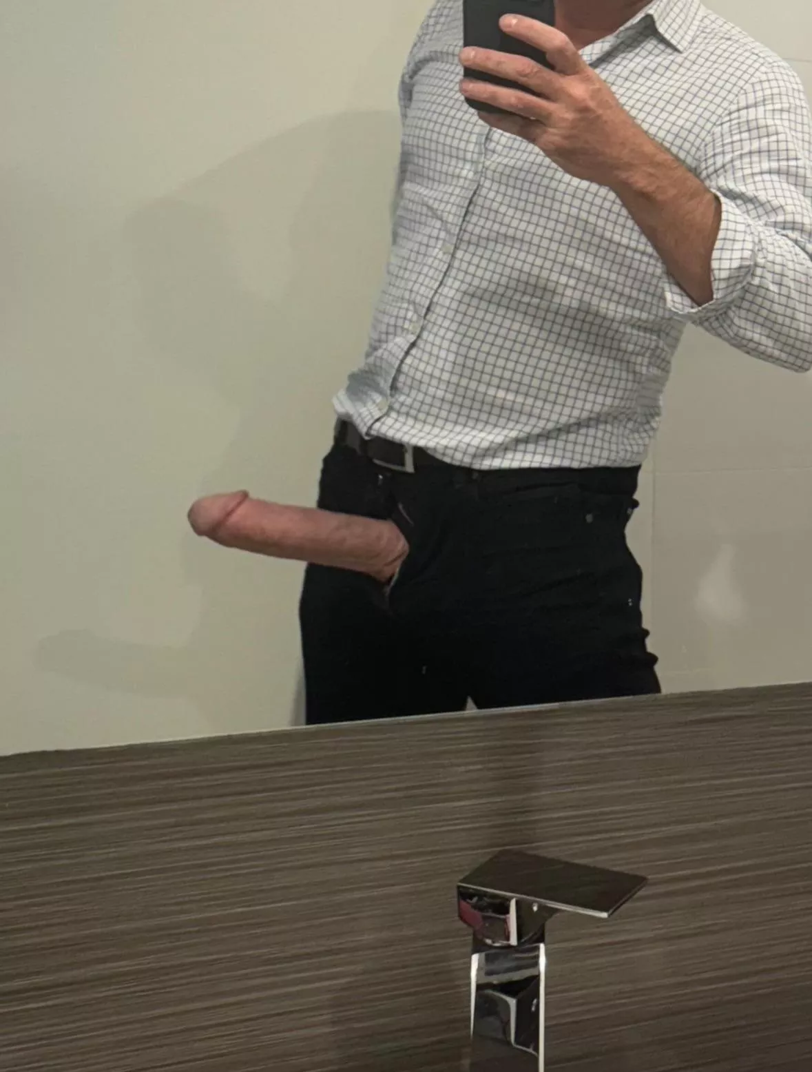 Bathroom breaks at work. 