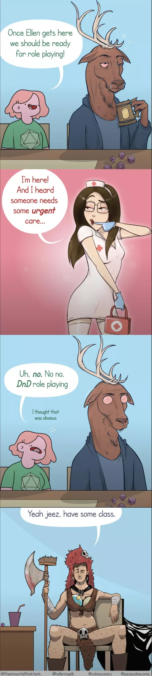 Be clear what kind of roleplay you want.