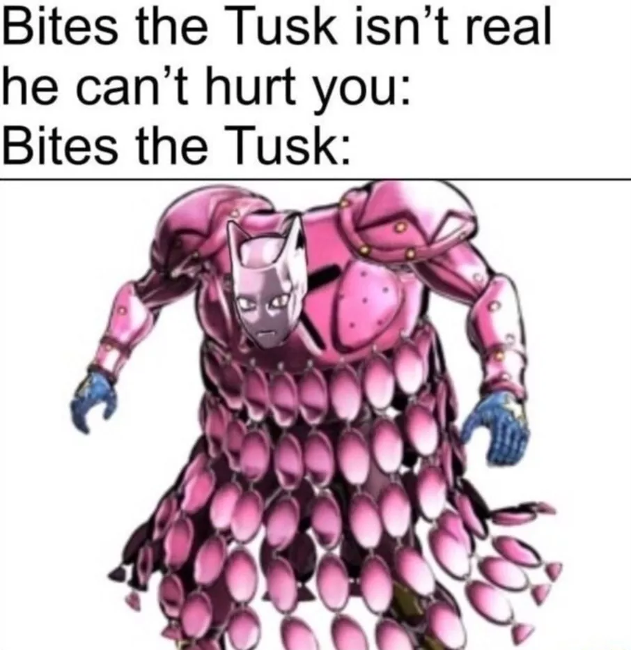 bites the tusk real no cap