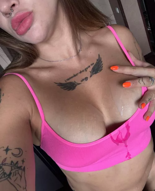 can you cum on my tits again