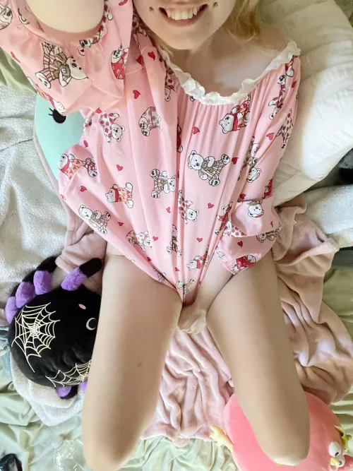 Daddy can you guess what I'm wearing under this?