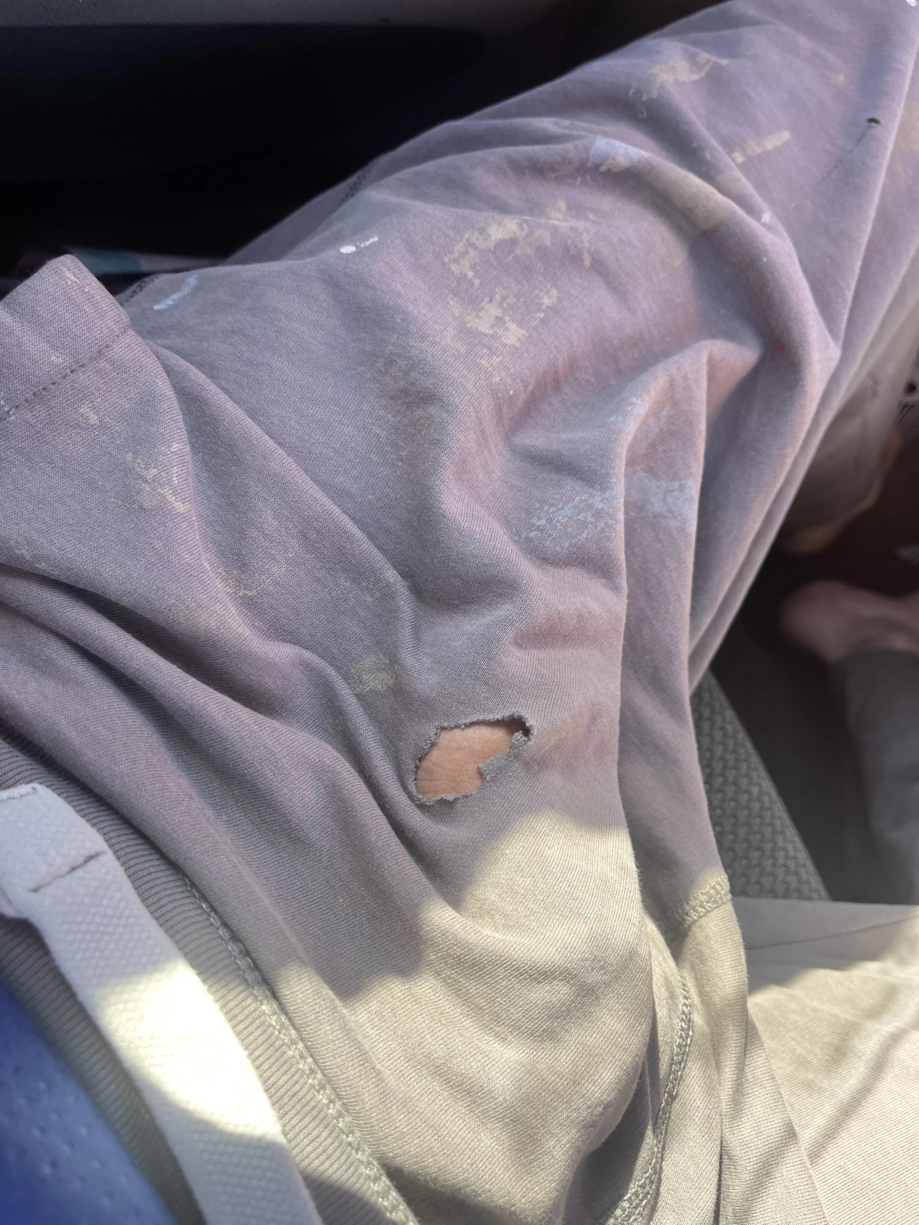 Didn't know there was a hole. 