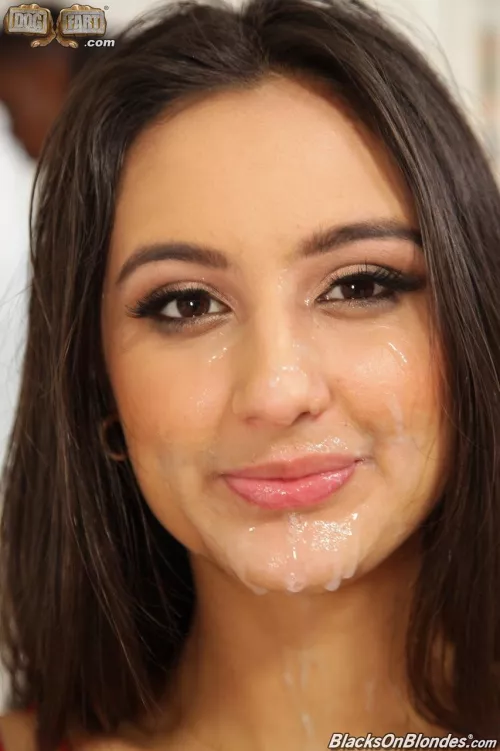 Eliza Loves Being Covered In Cum