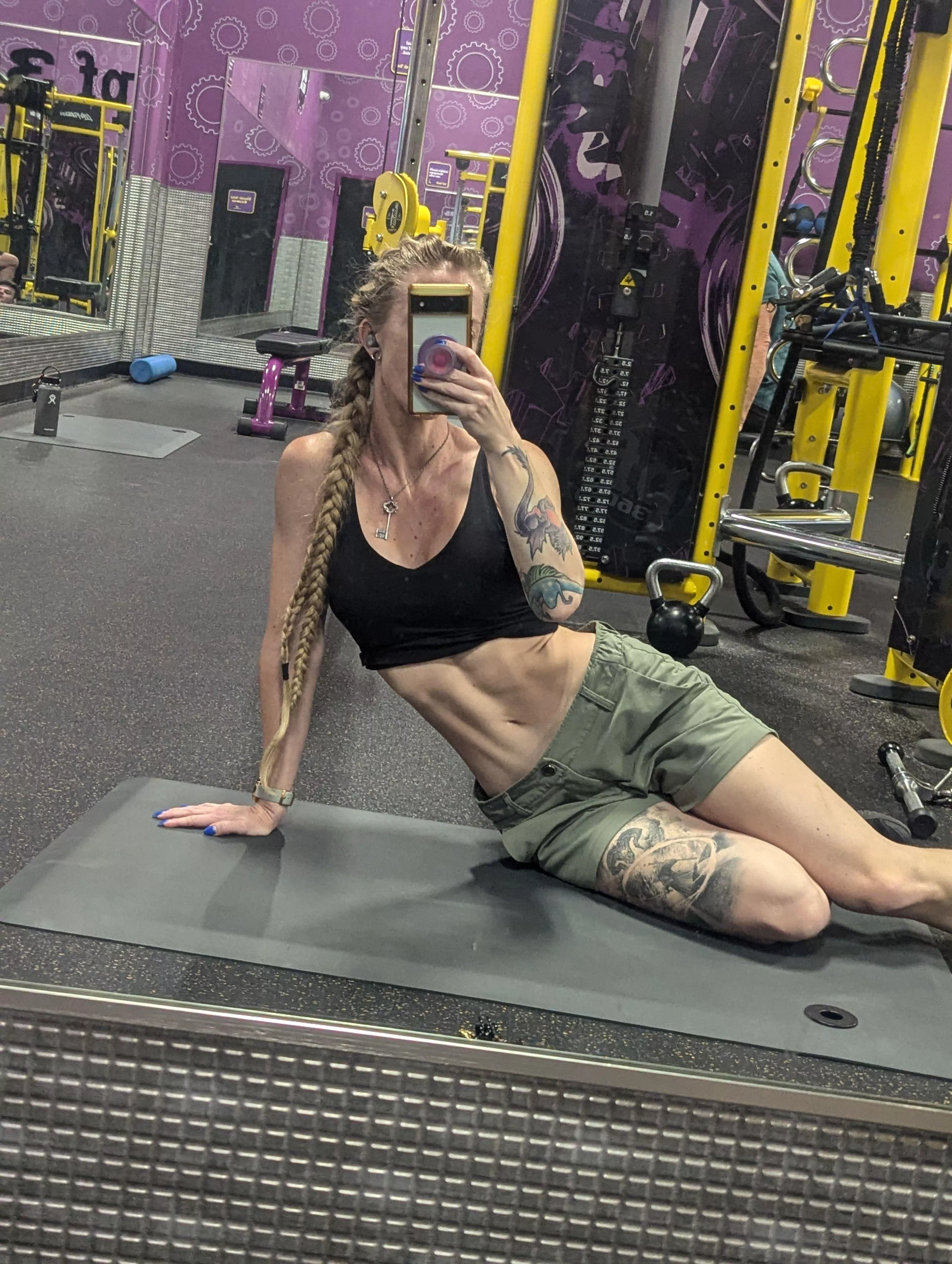 Felt lean this morning after a big burger meal the night before :)