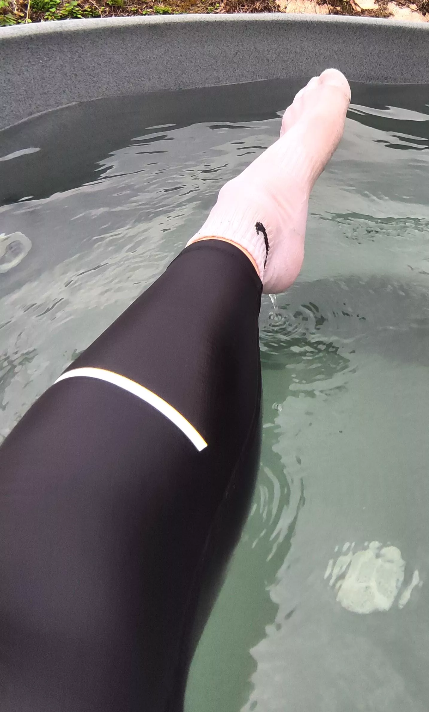 Felt refreshing after workout🧦🥵