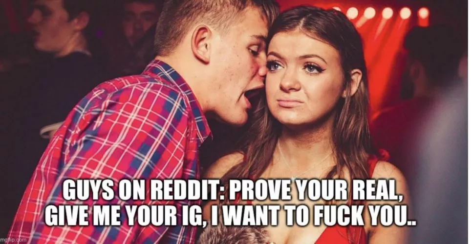Guys on Reddit… 