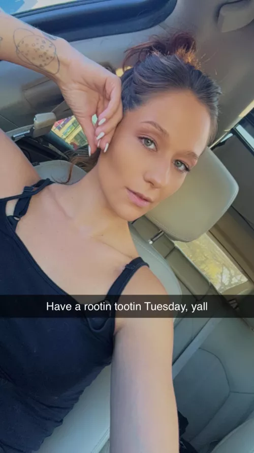 Hope you’re havin a rootin tootin Tuesday