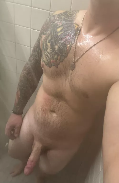 How’s my shower cock?