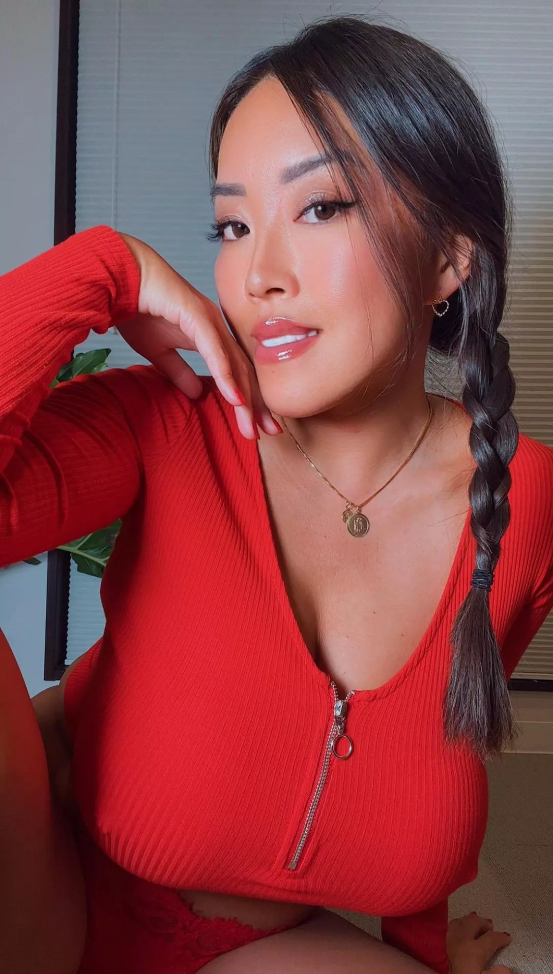 I never wear a bra because my boobs are way too perky