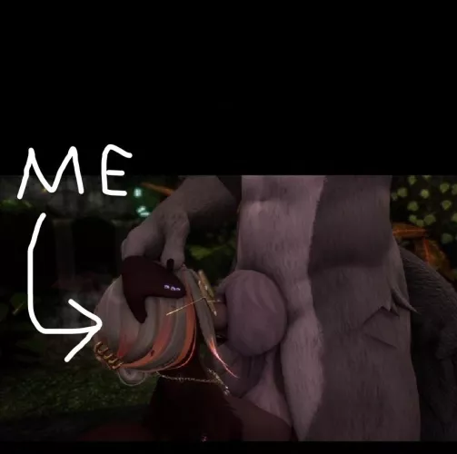 If someone has a furry avatar with a big sheath I'll make it PCVR only 