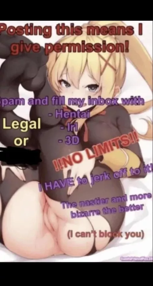 I’m running out of material to read! I need to touch myself