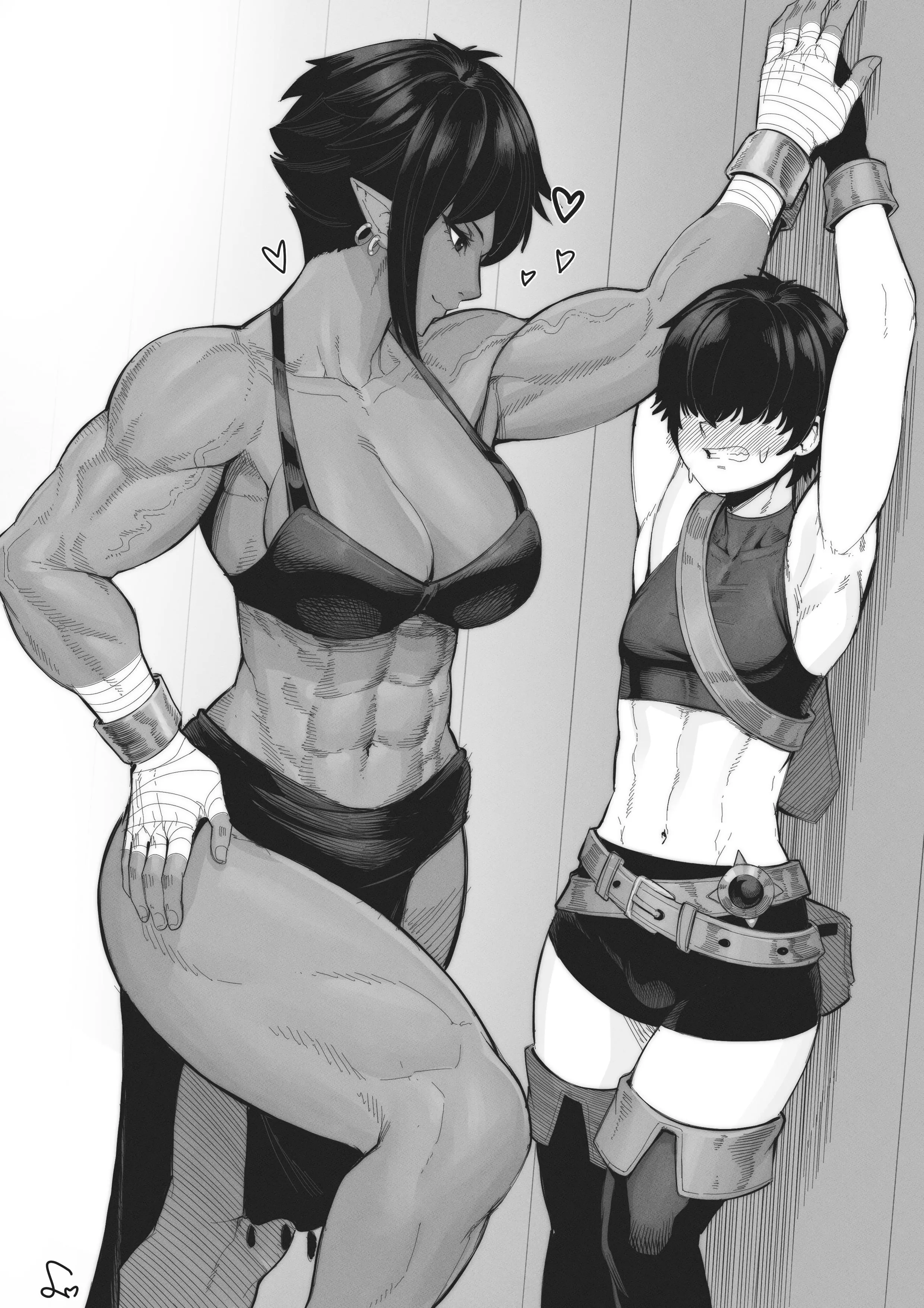 Imminent snu snu with strong woman
