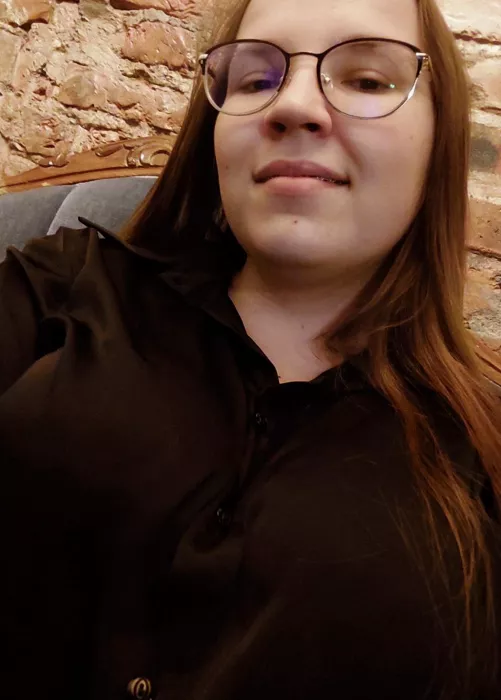 In the evening at the restaurant