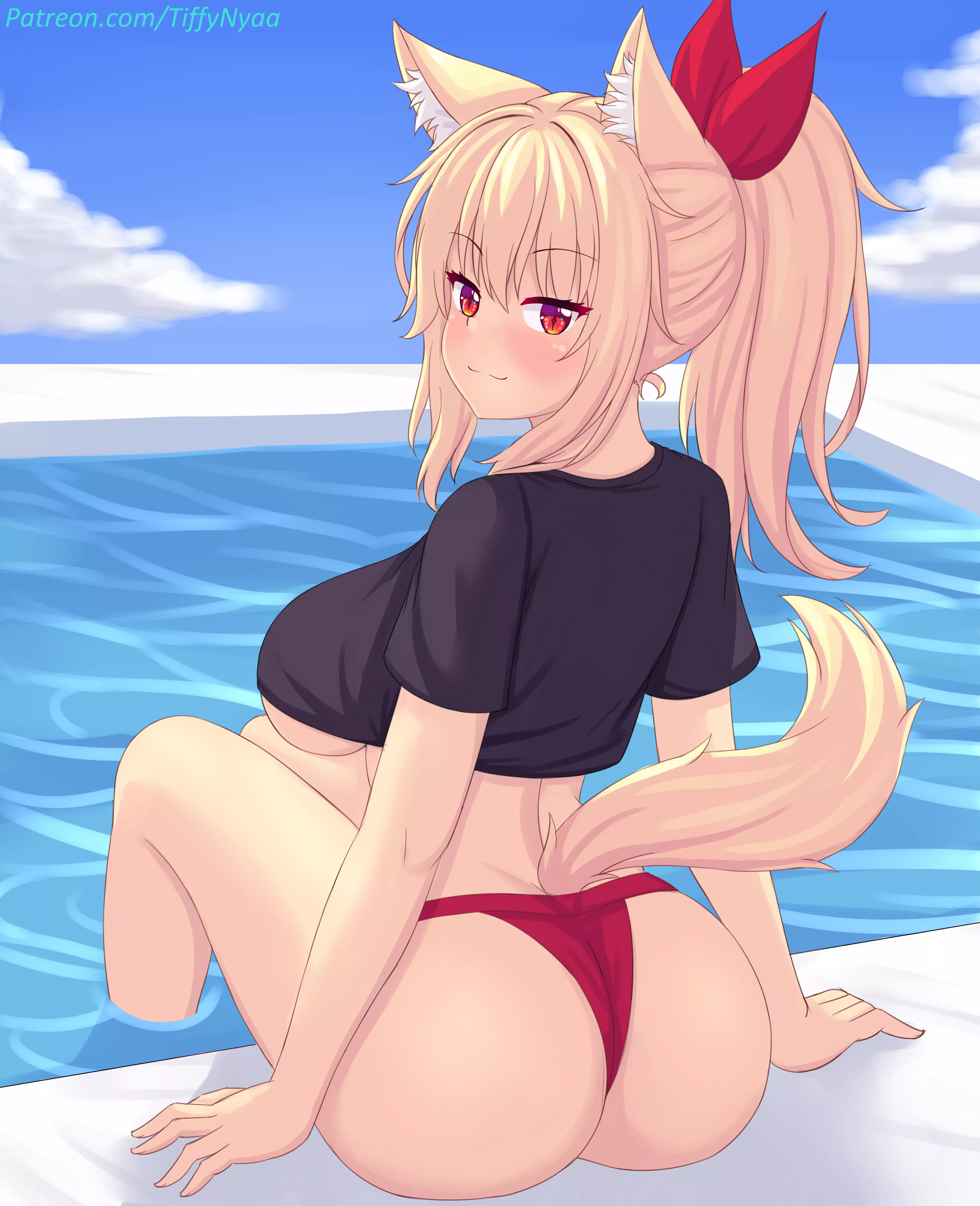 It's so cool at the pool~