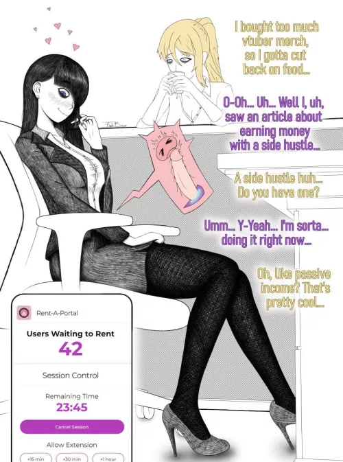 Its such good money! And its so freaking hot. But if anyone finds out I could lose my actual job! God I hope this guy finishes soon (eagle bacon)