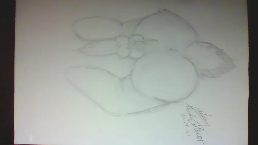 Just drew this deer ass~ (Art by me)