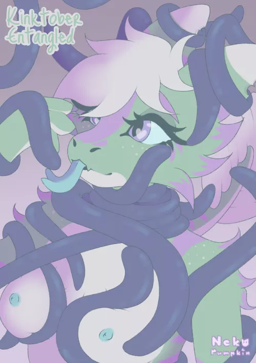 Kinktober - Entangled [F] (nekopumpkin)