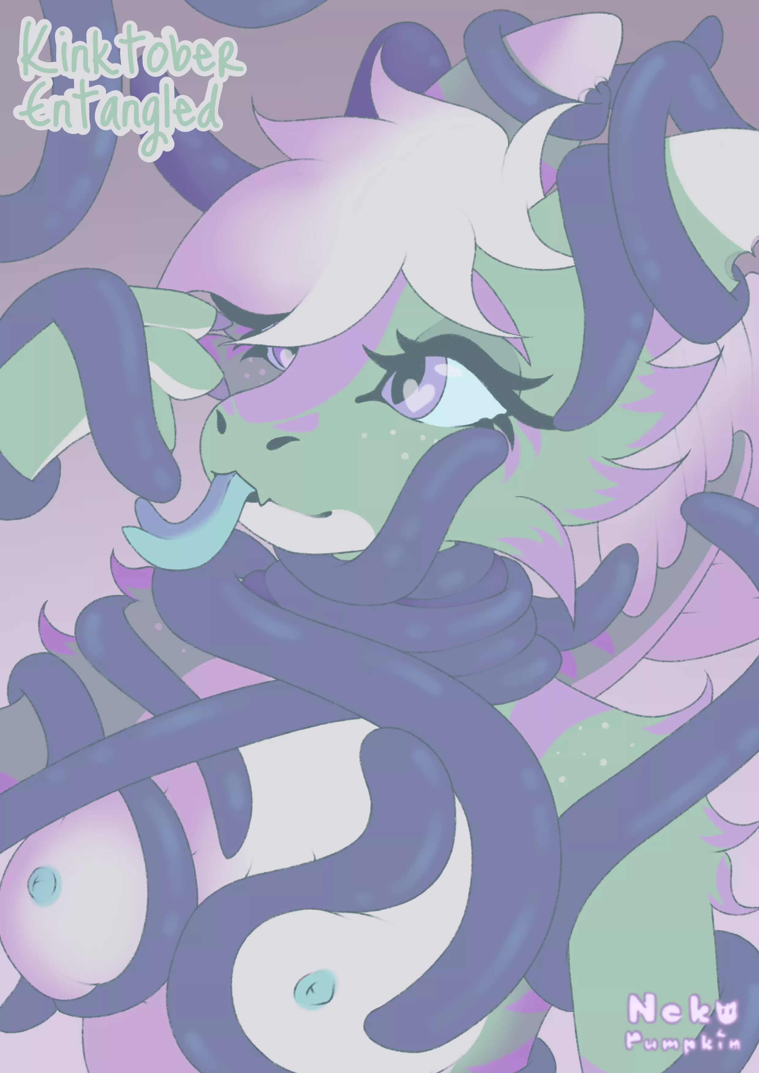 Kinktober - Entangled [F] (nekopumpkin)