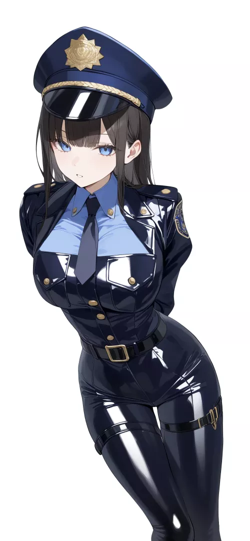Latex Policewoman 