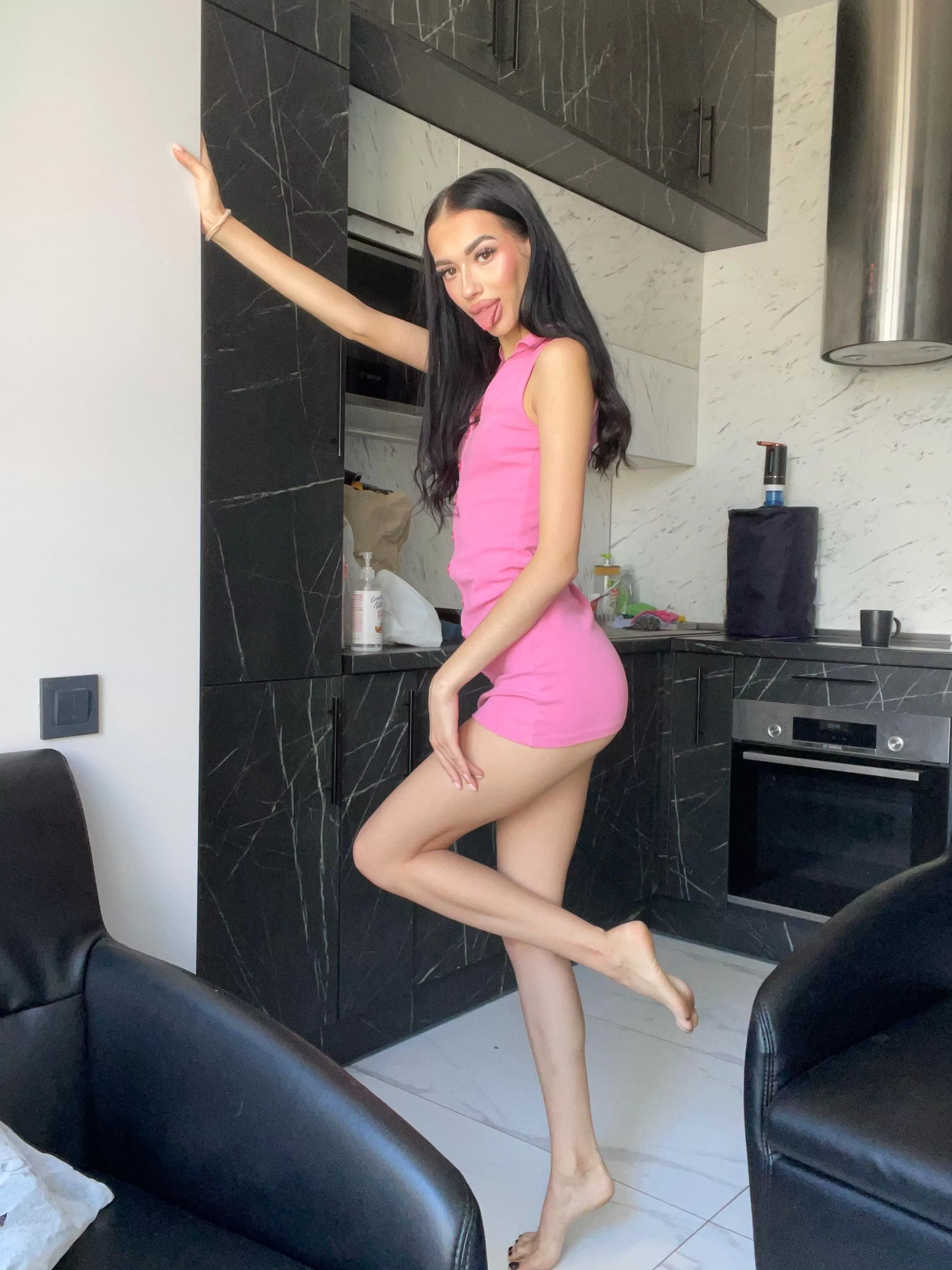 Legs long enough to wrap around you and cuddle you