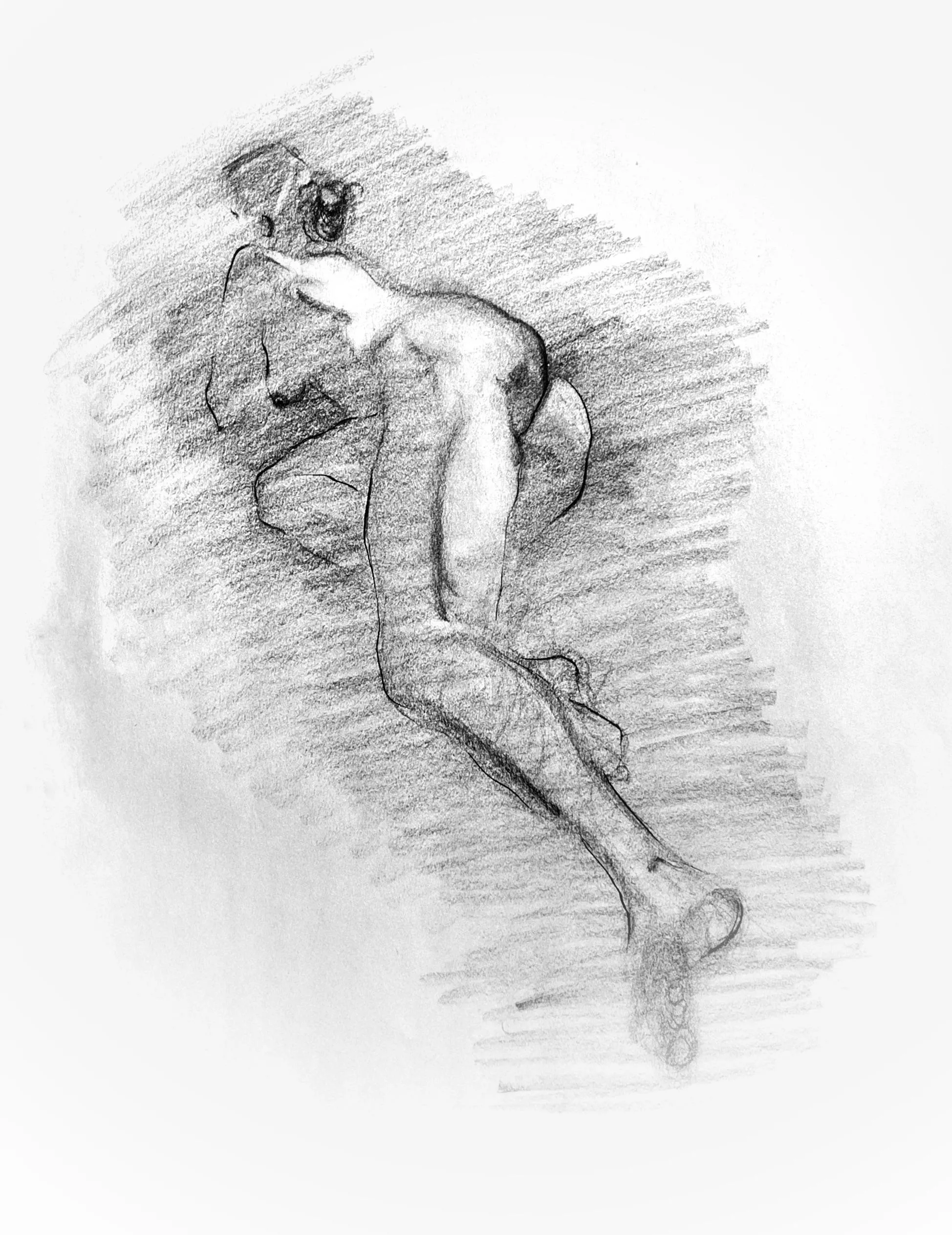 Life drawing after a break by me