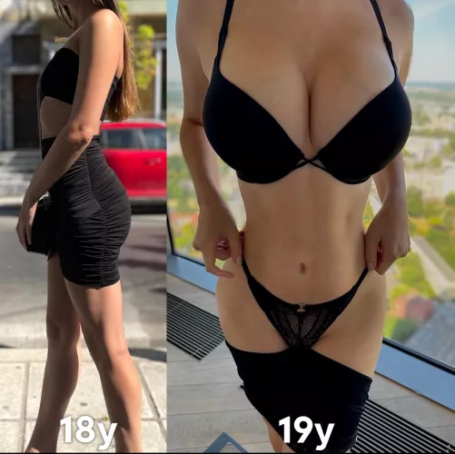 Me 18 vs Me 19 - I’m on my way to perfect.. 