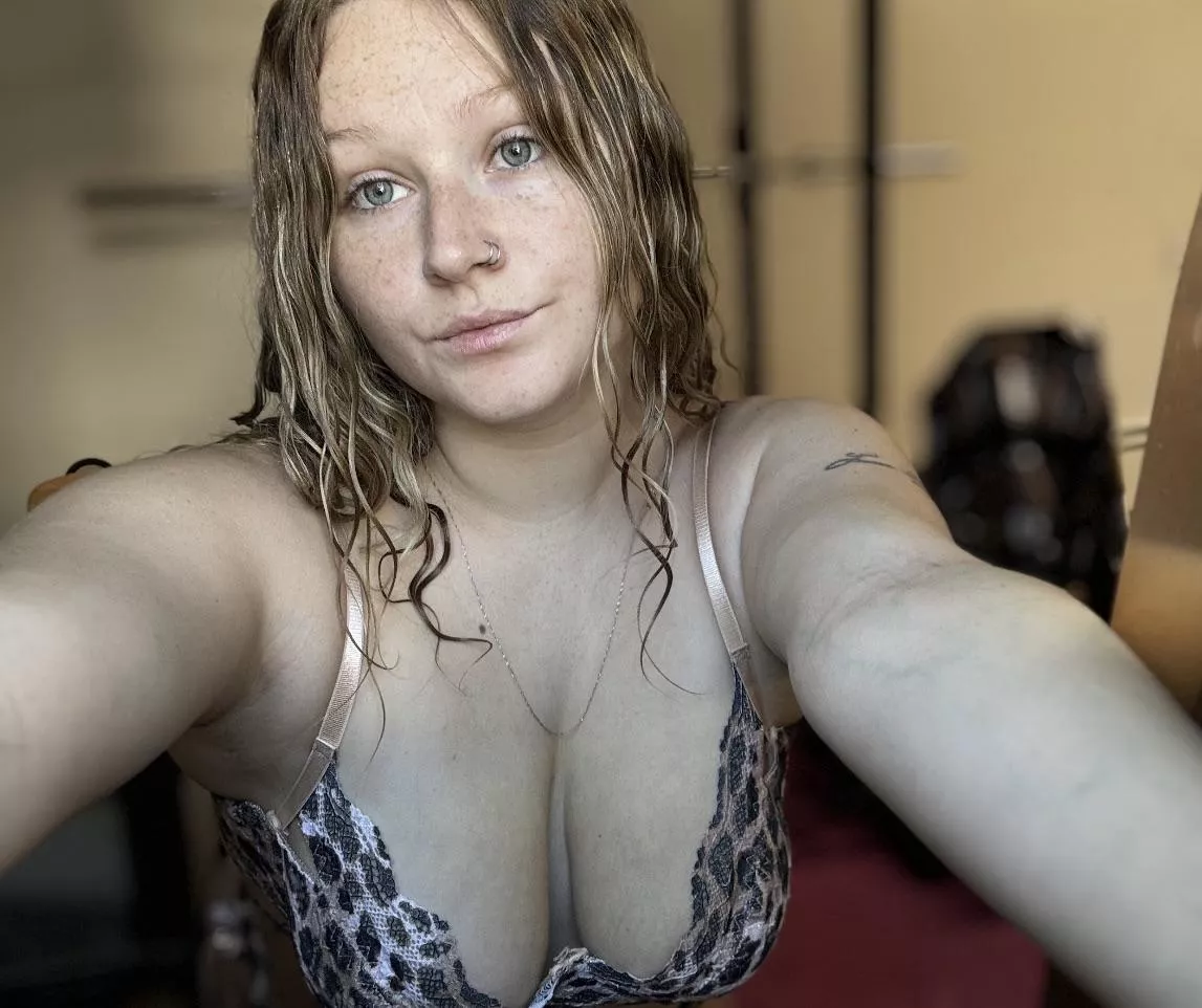 Mommy needed some company in the shower ;)