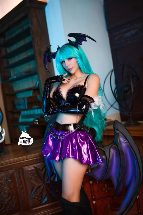 Morrigan Aensland from Darkstalkers by Kate Key Cosplay