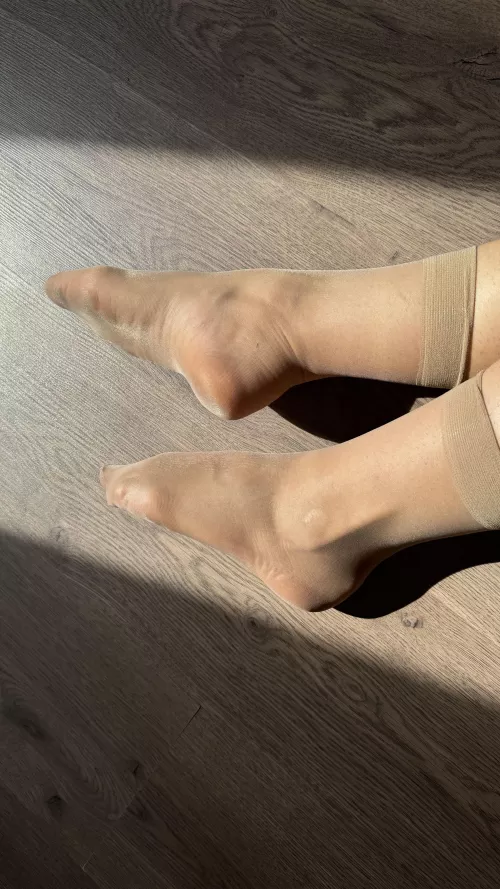 My nylon soles look so delicious