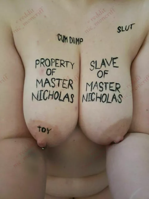 My slave's body writing skills