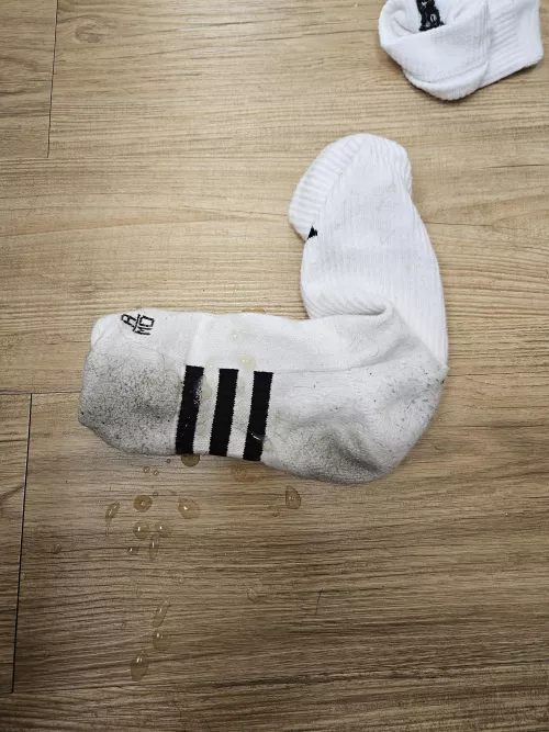 My socks make me cum