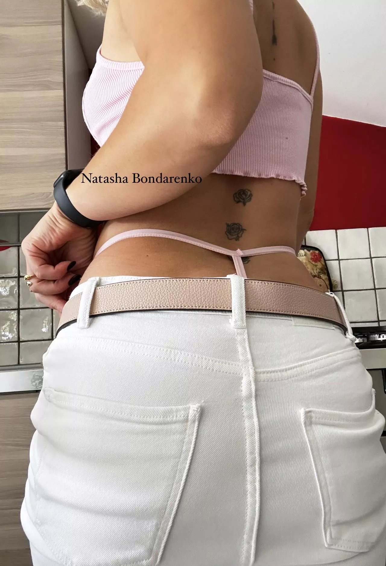 My whale tail and me in your morning 