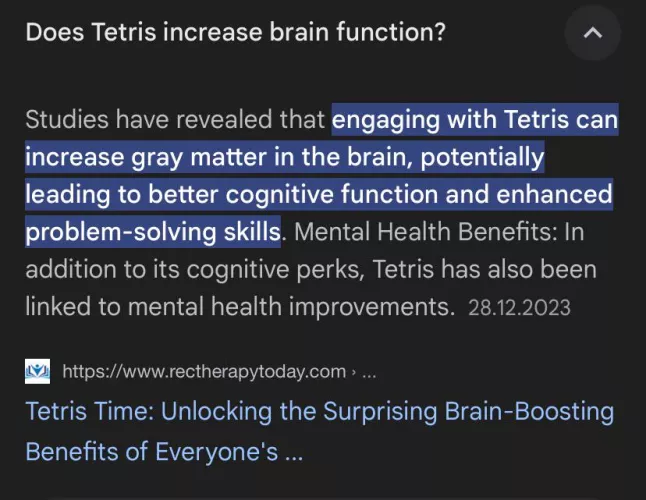 Possibly unfit for this sub but has anyone here tried Tetrismaxxing? 