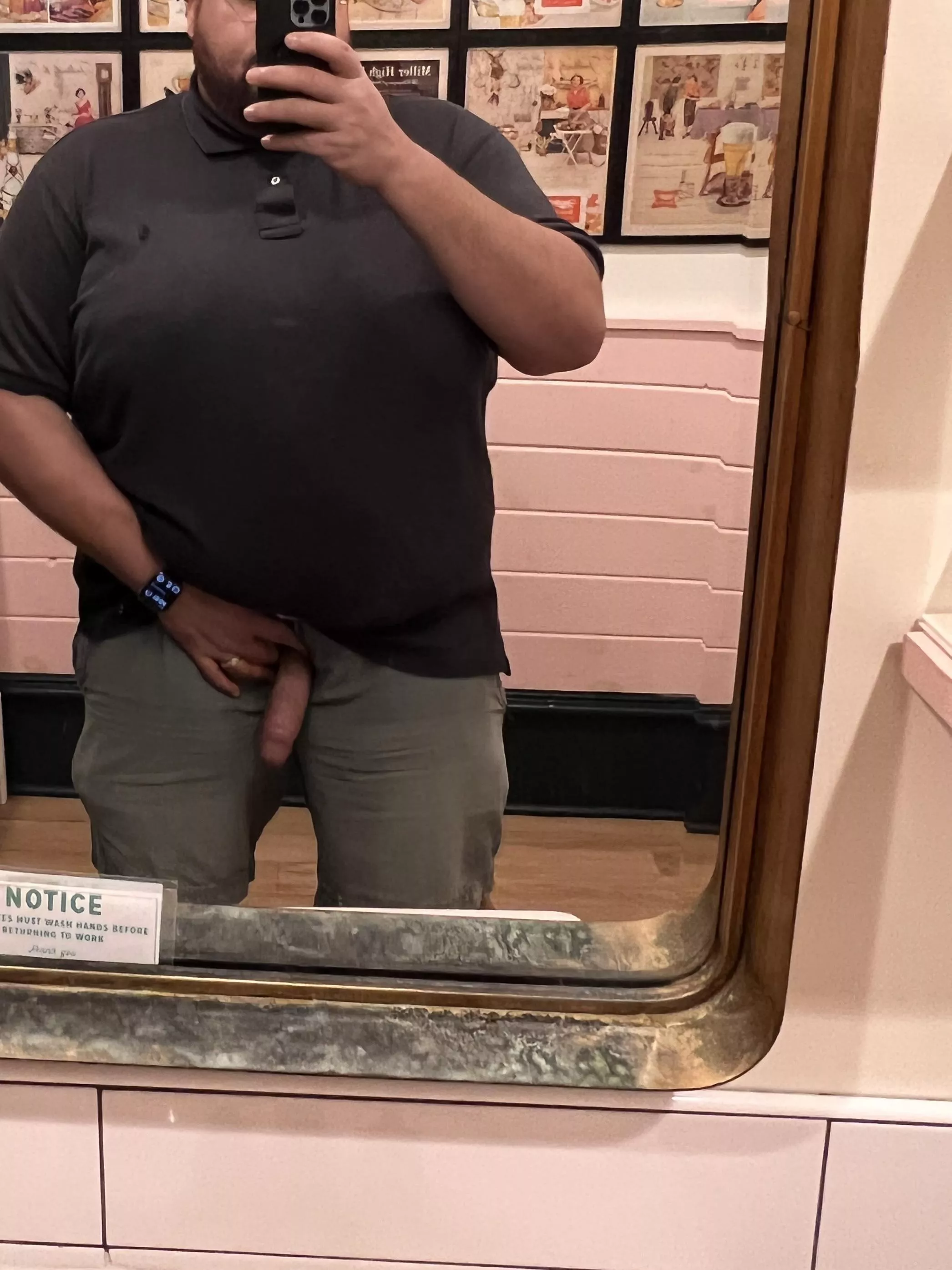 Quick pic while we wait! 