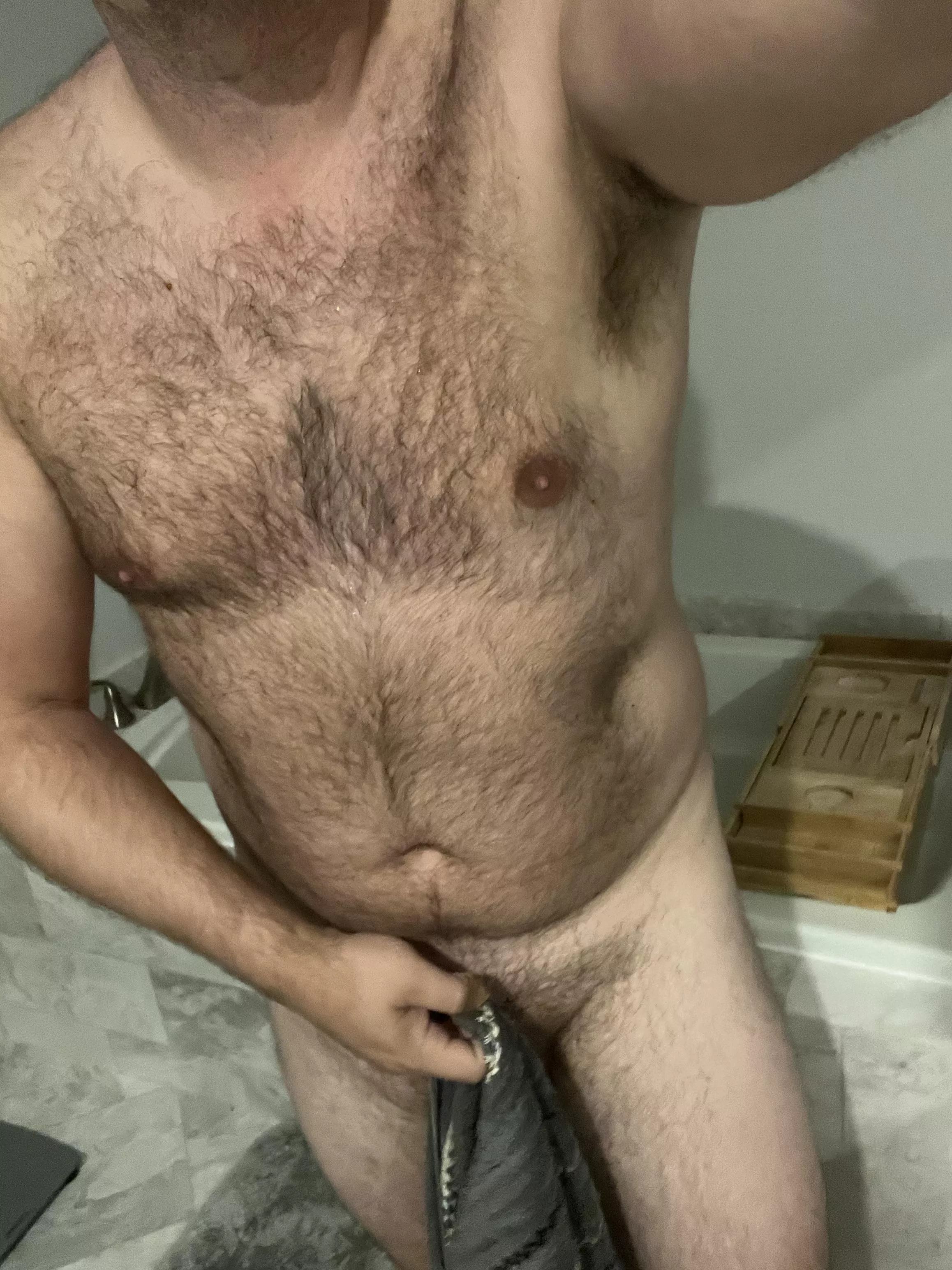 Returning to the sub with a tried-and-tested “[m]an with a towel”