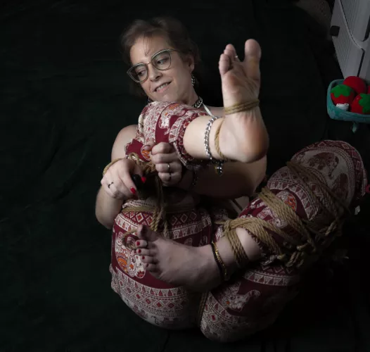 Rope selfbondage night