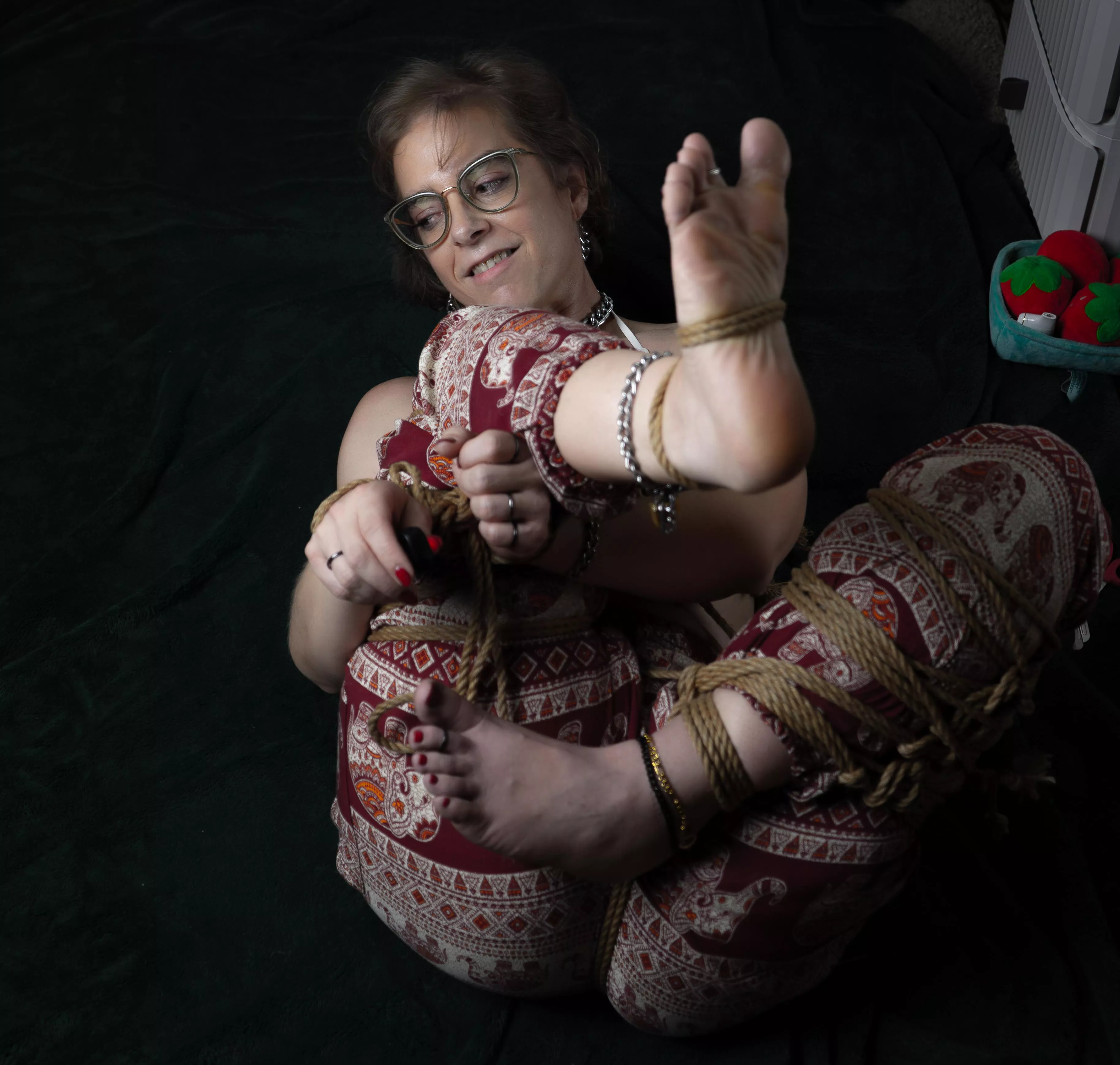 Rope selfbondage night