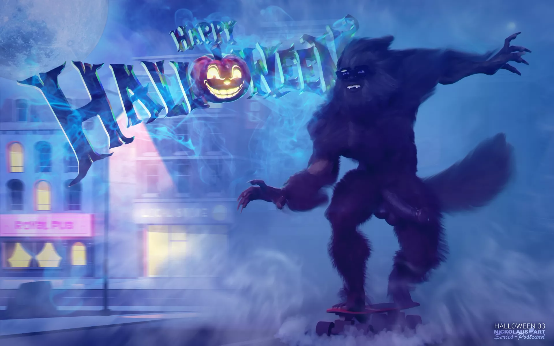 Series-Postcard - Halloween 03 (uncensored)