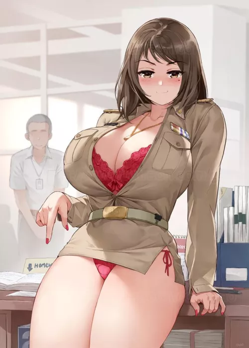 Slutty superior officer (gao-lukchup)