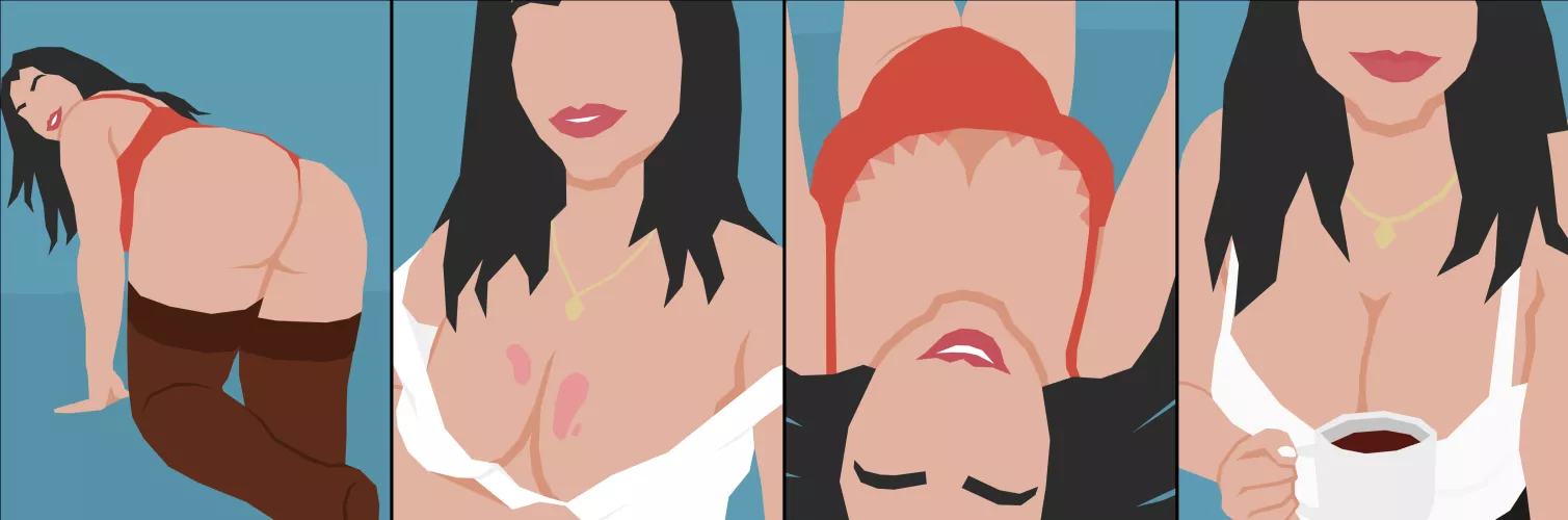 Some artwork from my game “Office Temptation”