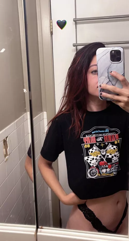 Sometimes the mirror really reminds me that i am the hottest thing in the room