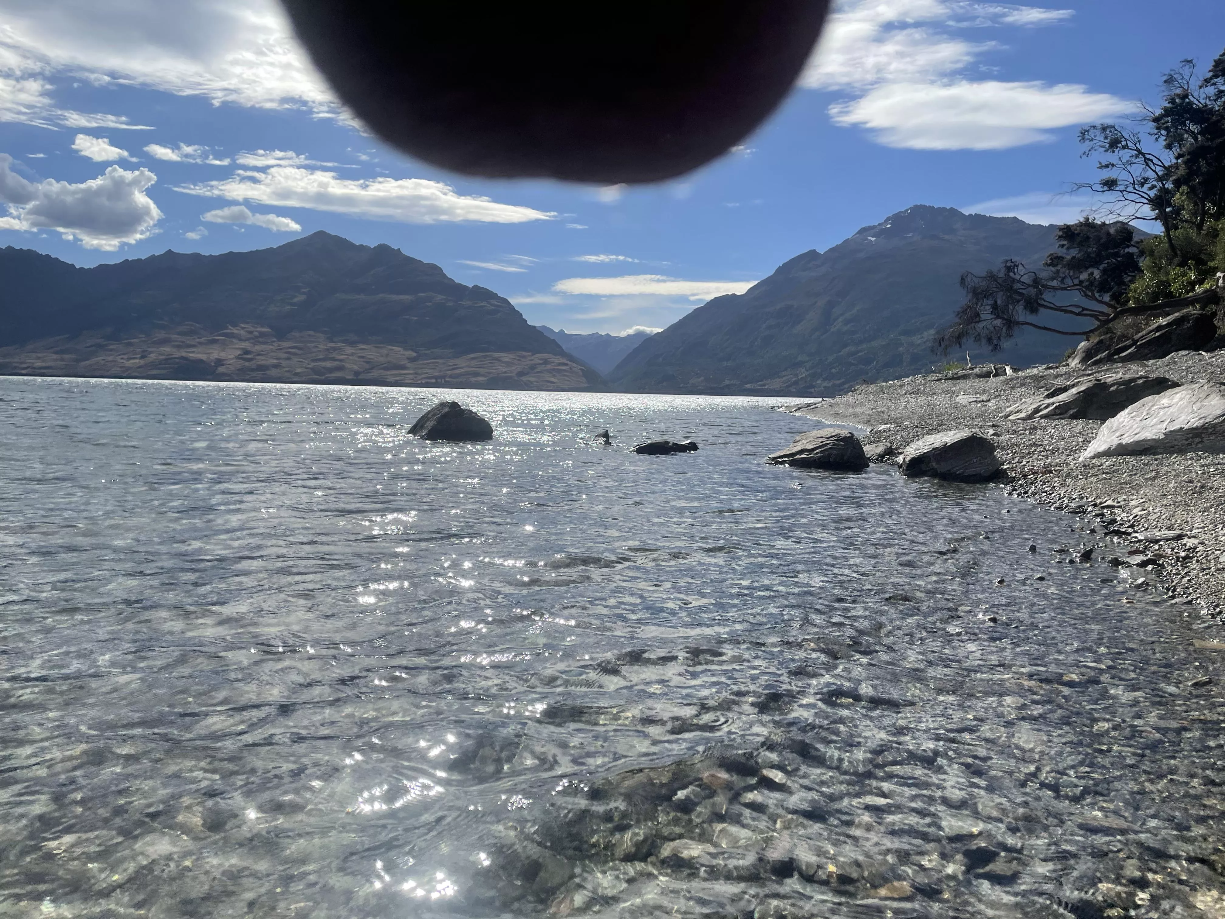 Somewhere in New Zealand… and a stranger was watching me.