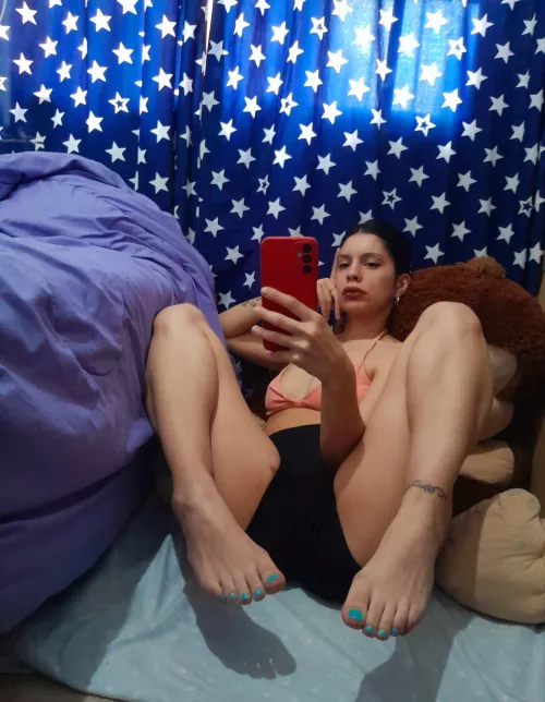 Start from my feet to wherever you want to go 