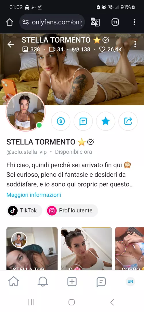 Stella tormento 